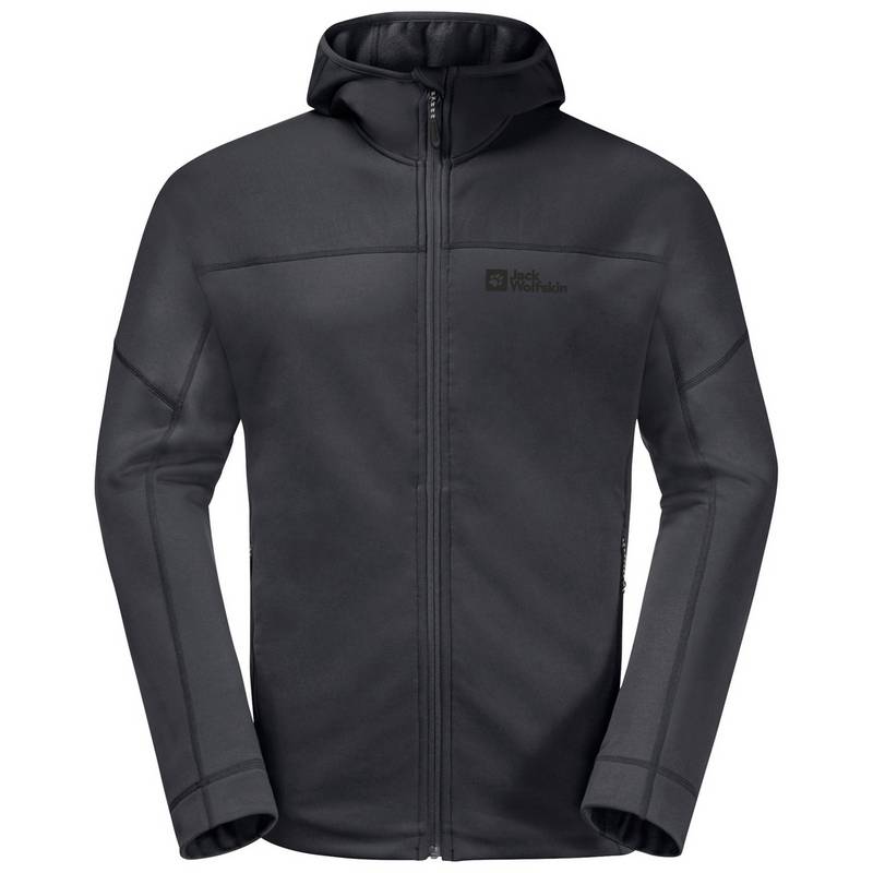 Jack Wolfskin HIRSCHBERG HOODED FZ M Fleecejacke Herren
