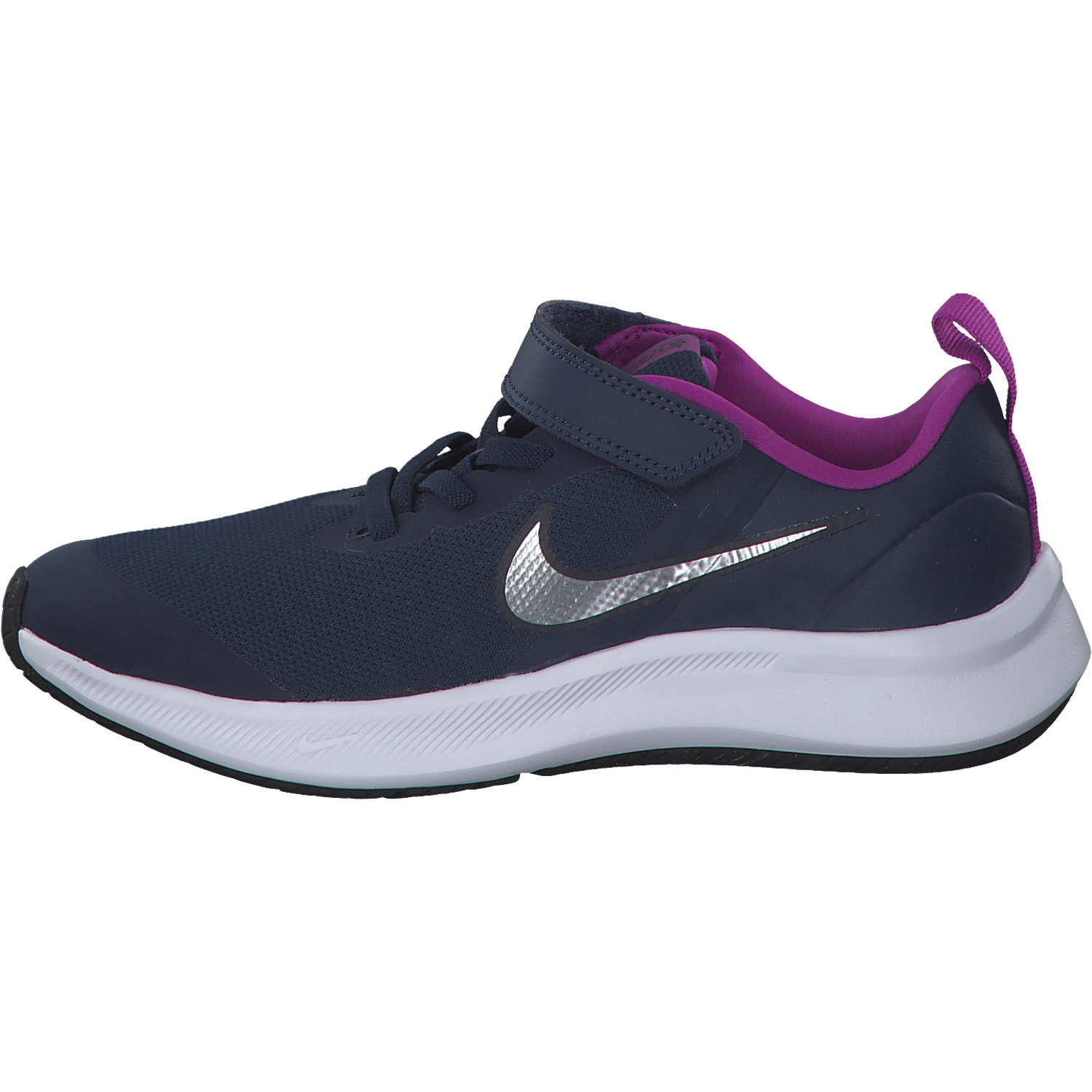 Nike Star Runner 3 DA2777 M, Sneakers Low, Kinder, midnight navy/metallic silver