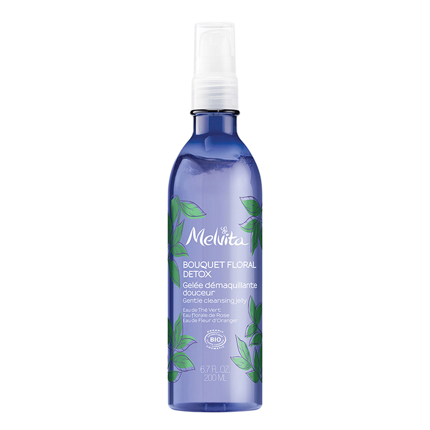 Melvita Gelée Démaquillante Douceur Bouquet Floral Detox 200 ml