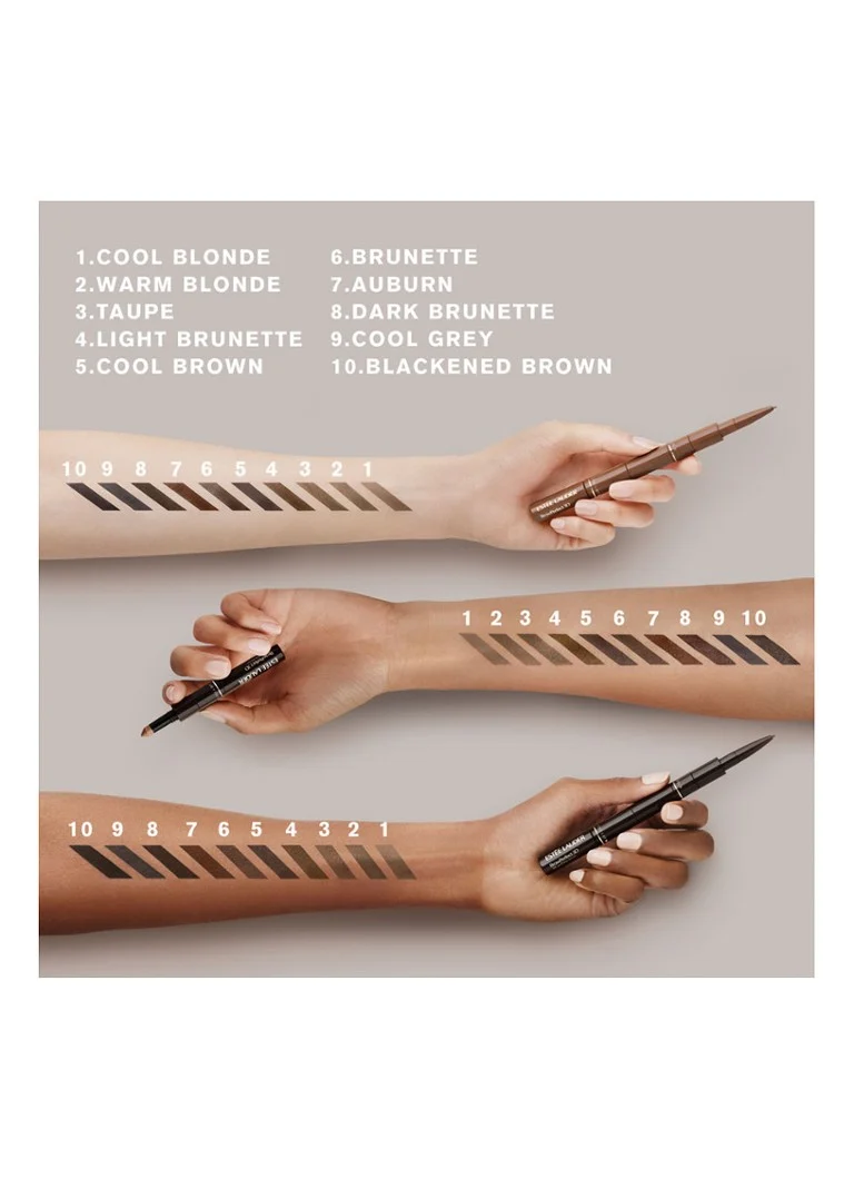 „Estée Lauder Brow Perfect 3D All-in-One Styler Multi-Tasker“ – 3 viename antakių pieštukas