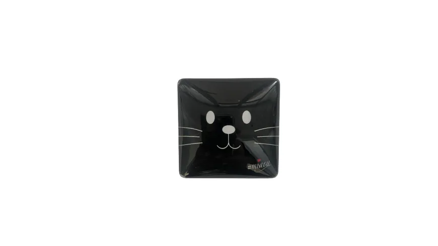 MIAOU Katze Magnet weiss schwarz