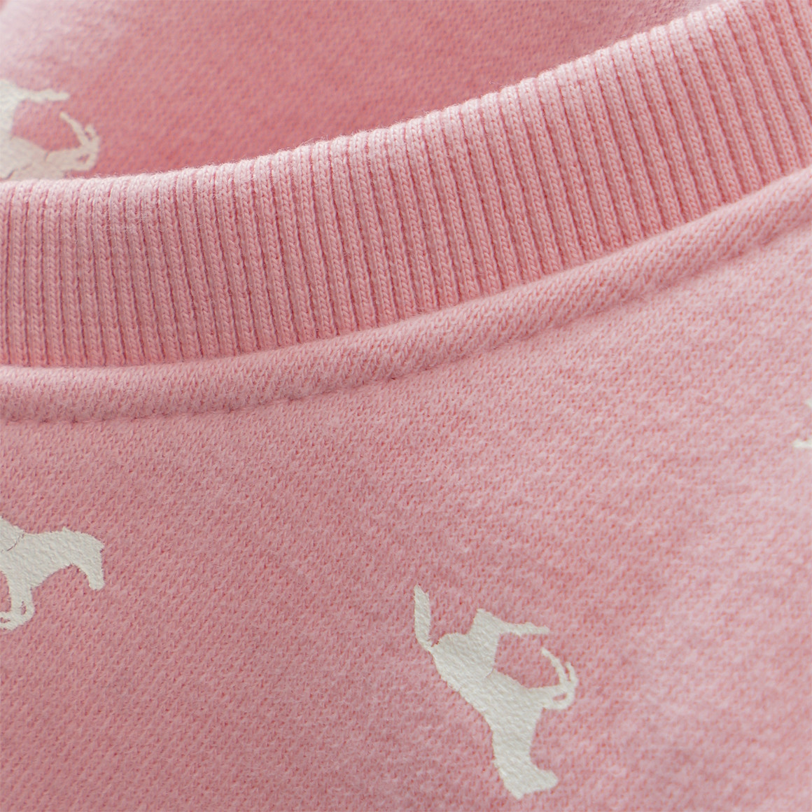 Mädchen Sweatjacke mit Pferde-Allover