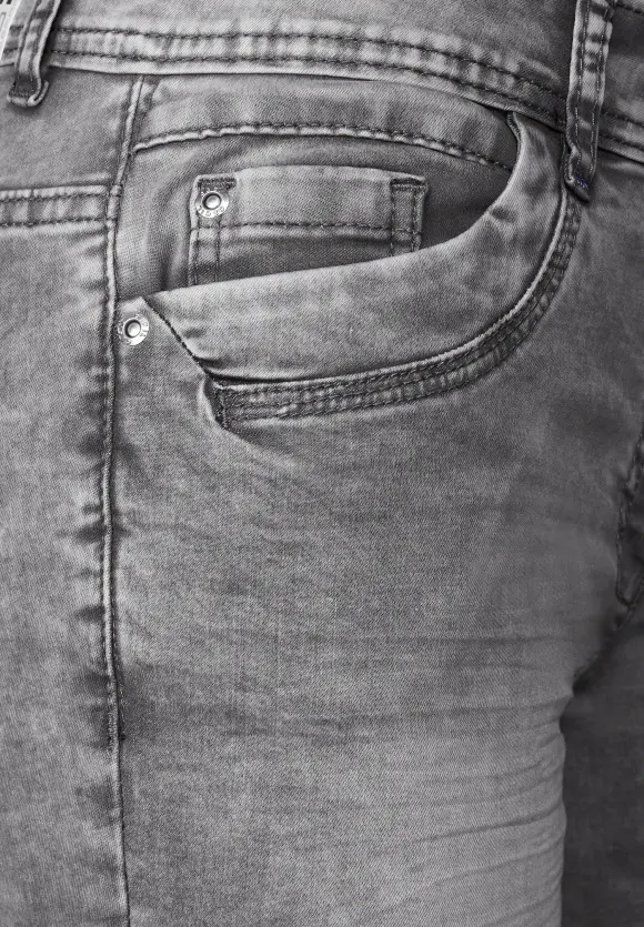 CECIL Graue Loose Fit Jeans