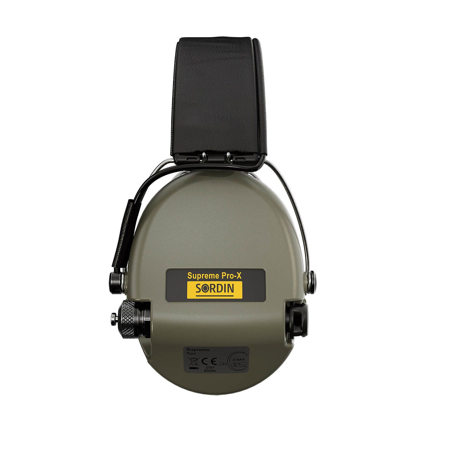 Gehörschutz Supreme Pro-X mit Lederband u. Schaumkissen
