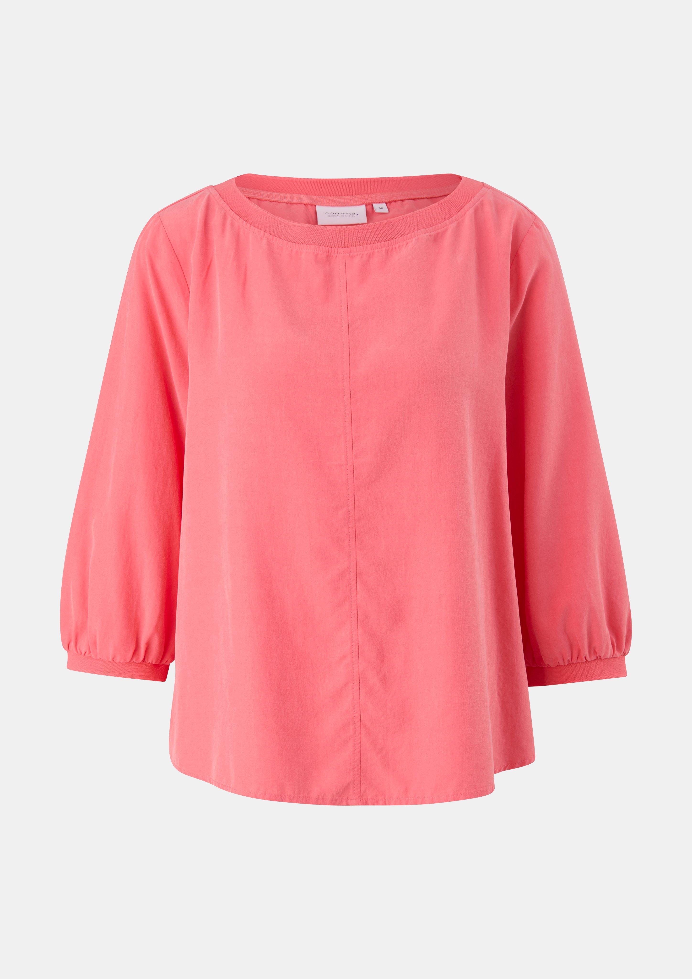 3/4-Arm-Bluse aus Modal - pink