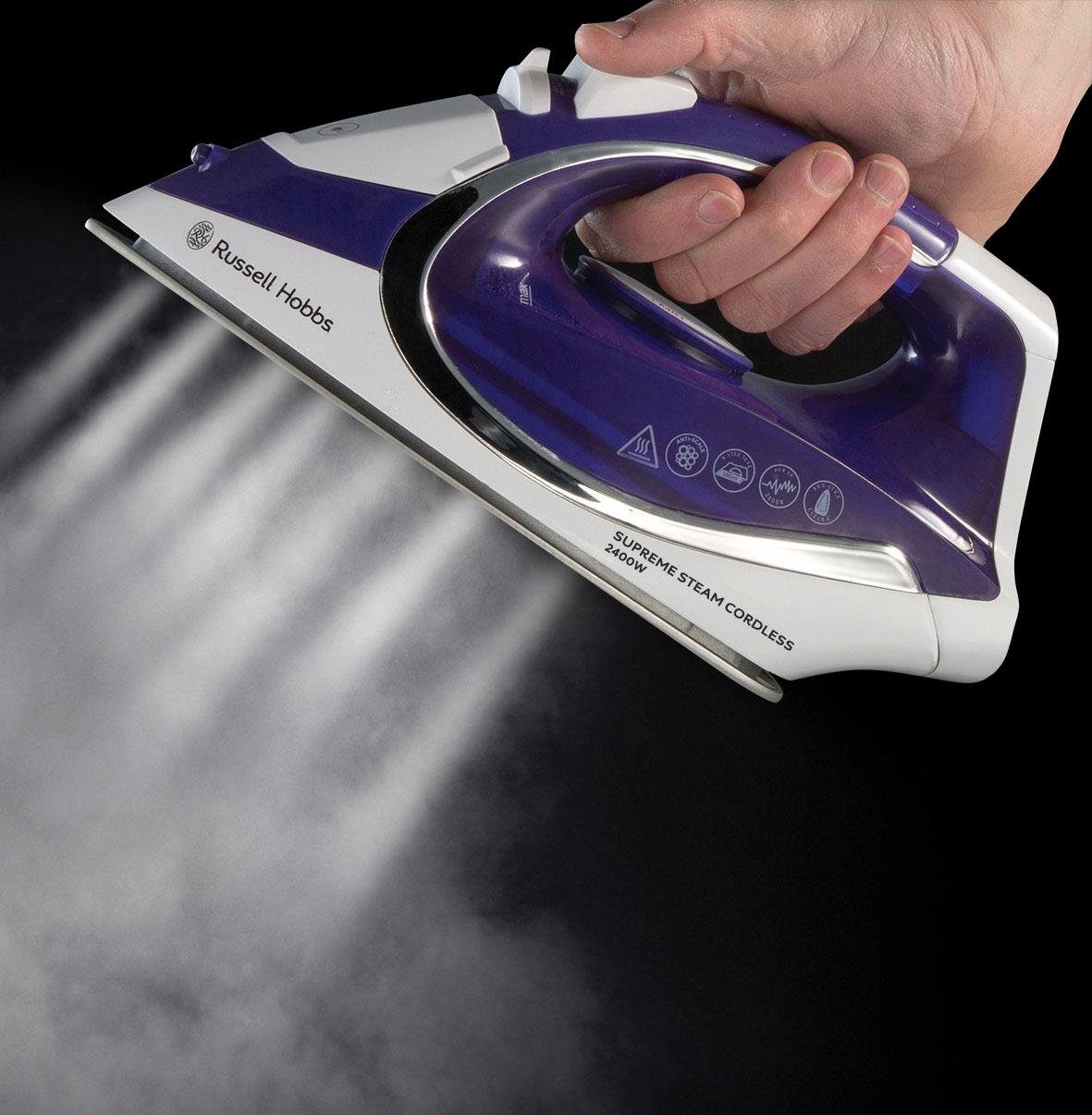 RUSSELL HOBBS Dampfbügeleisen Supreme Steam Cordless 23300-56, 2400 W
