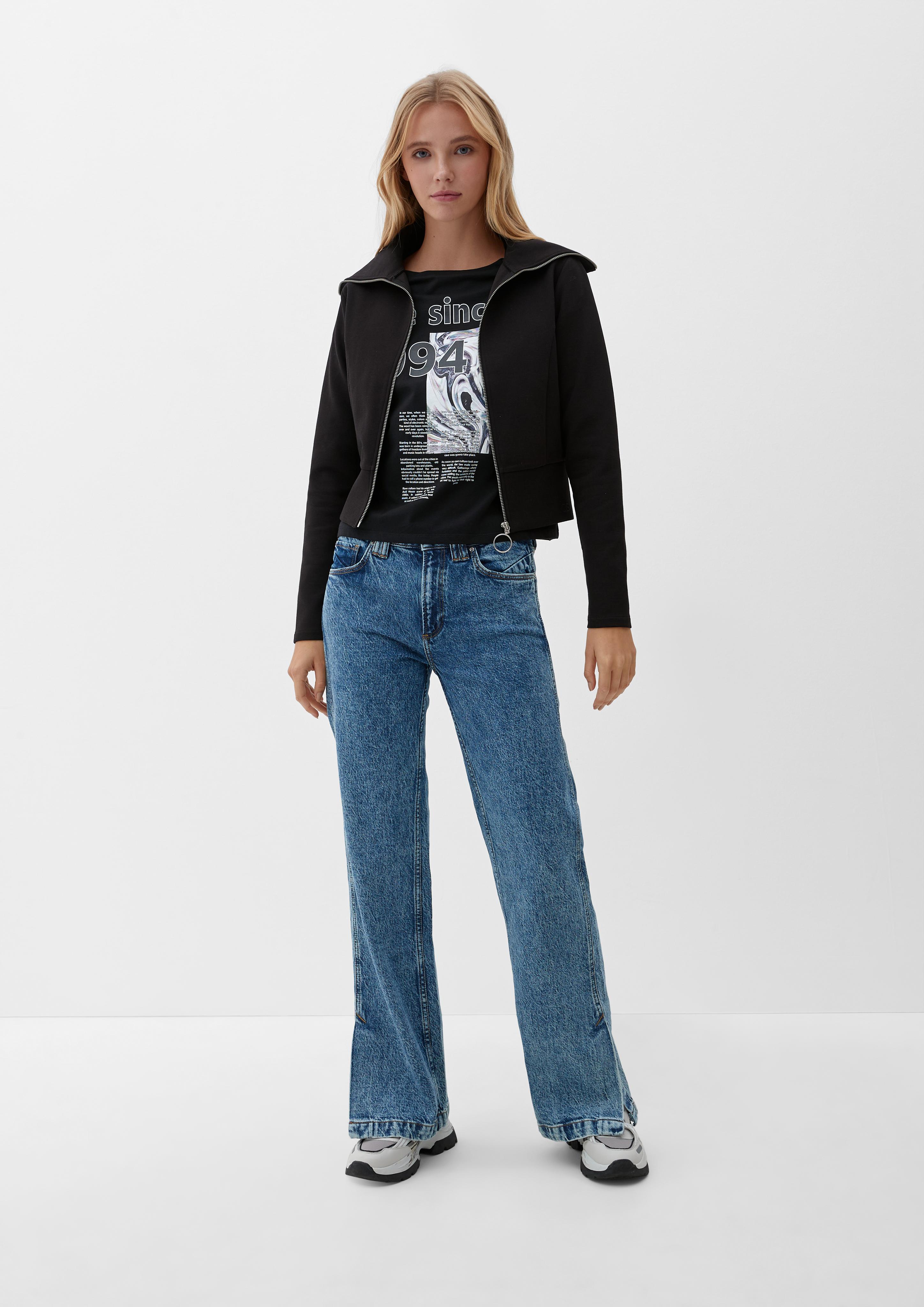 Longsleeve mit Frontprint  2125992-99D0