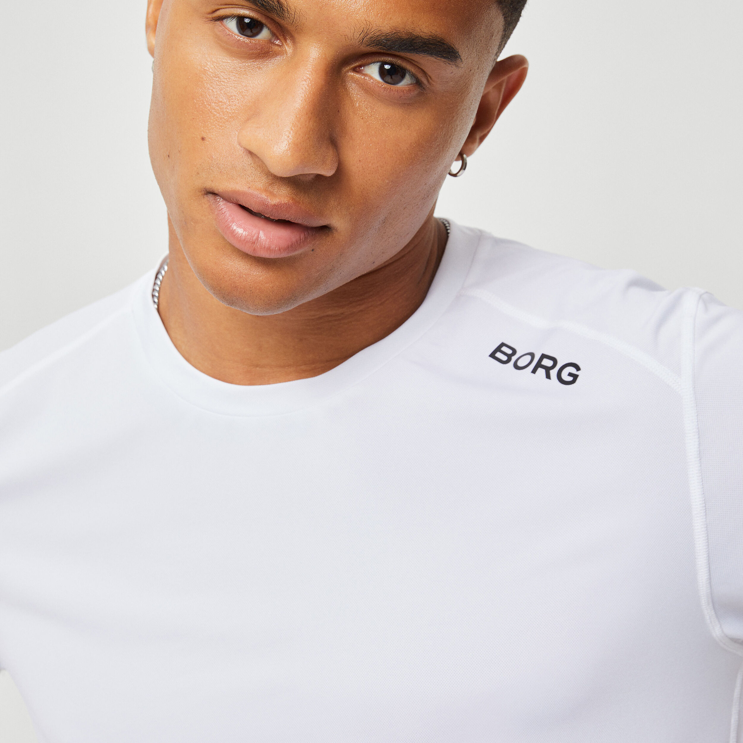 Athletic T-Shirt Herren - Weiß