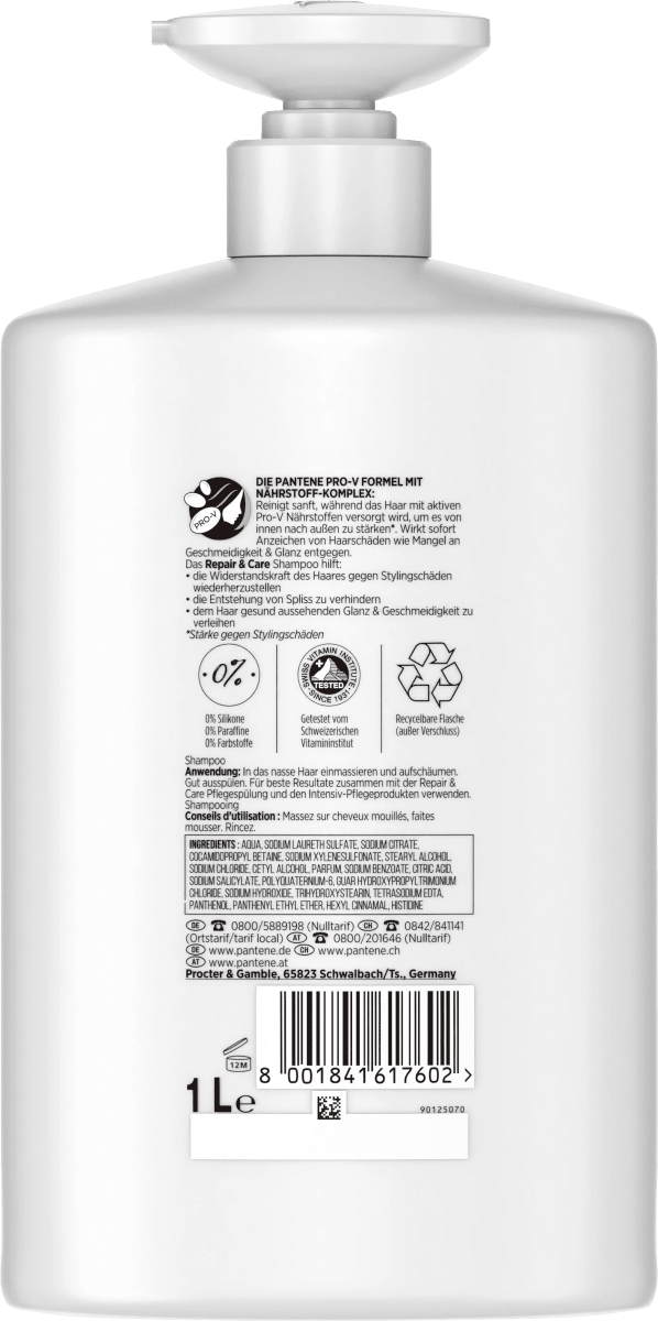 Shampoo Repair & Care, 1.000 ml