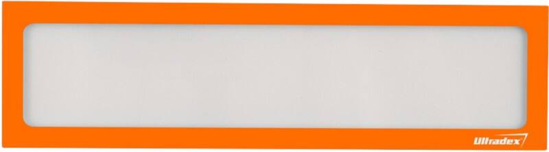 Ultradex DIN A3/A4 Inforahmen Magnetisch Pastell Orange nicht haftend Kunststoff 510541 6 (B) x 31,2 (H) cm 5 Stück