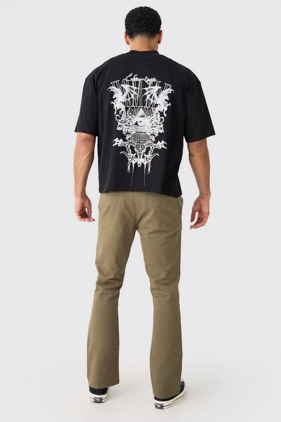 Slim-Fit Chino-Schlaghose
