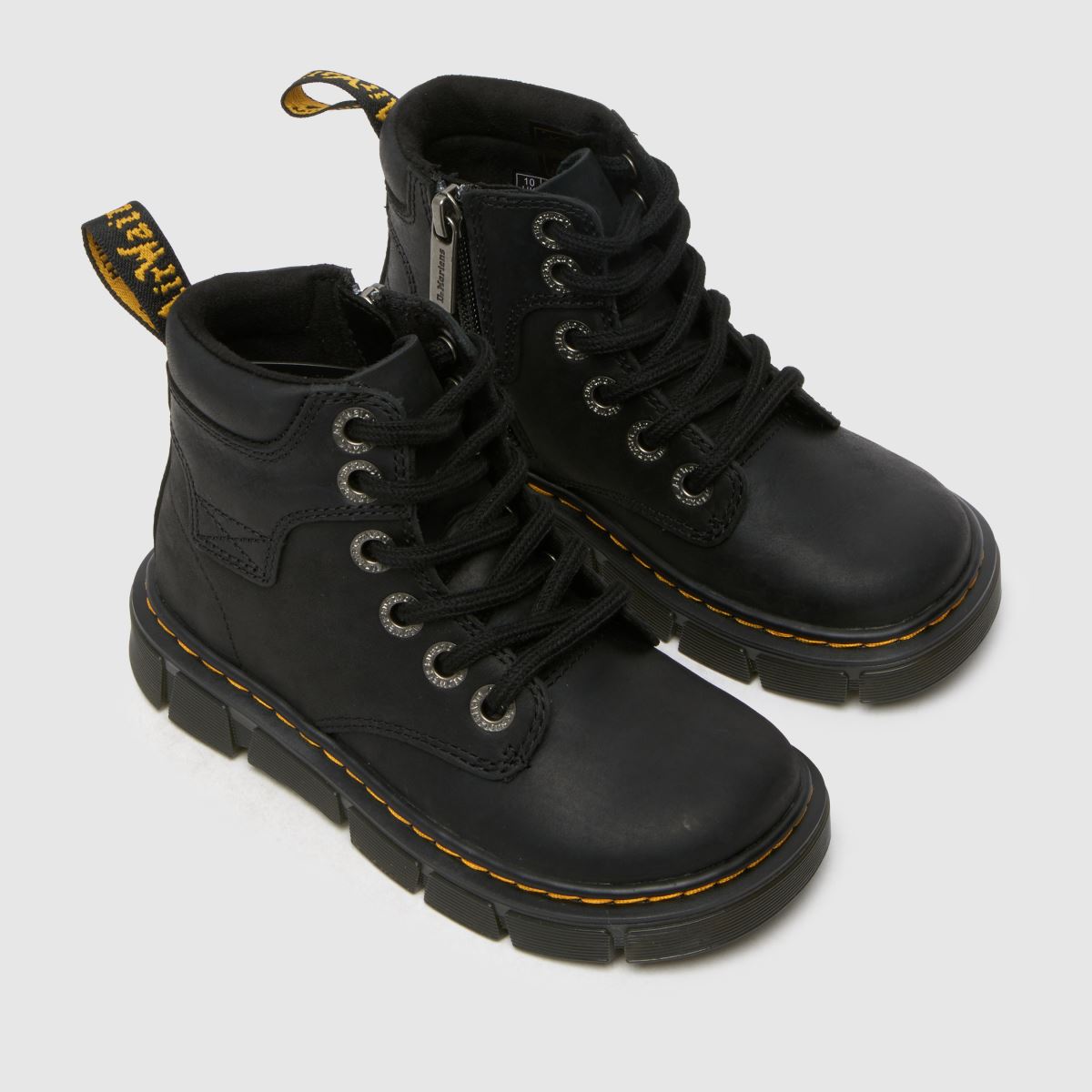 Dr. Martens fekete Raffey Boka Fiú Junior Csizma