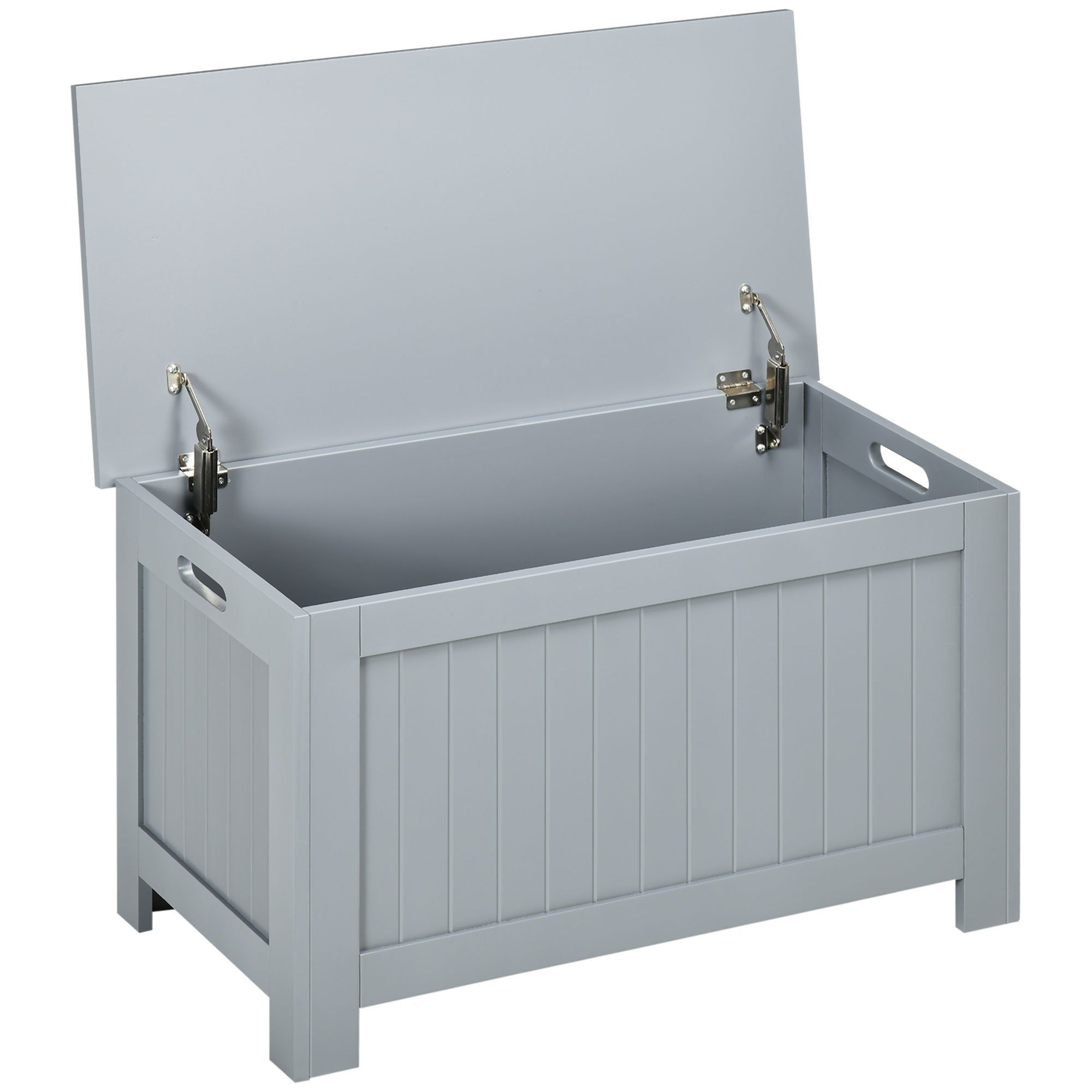 HOMCOM Truhe (Set, 1 St., Aufbewahrungsbox), Auflagenbox mit Griff, Gerätetruhe mit Deckel