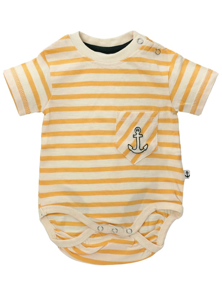 ebbe Body Kurzarm Sammy in White/Yellow günstig kaufen