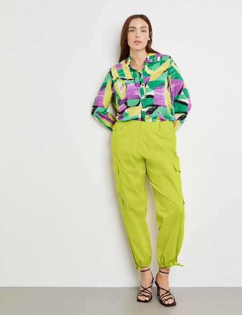 Cargohose aus Baumwoll-Mix Carlotta
