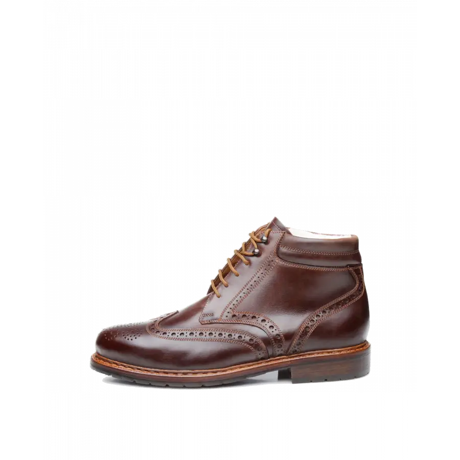 Heinrich Dinkelacker - Stiefeletten BUDA FULL-BROGUE H gefüttert - braun