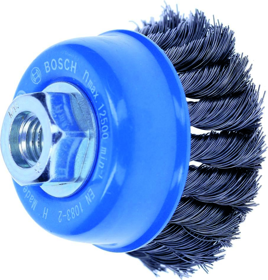 Perie de sârmă Bosch Blue Accessories 2608622099, împletită, 65 mm, M14