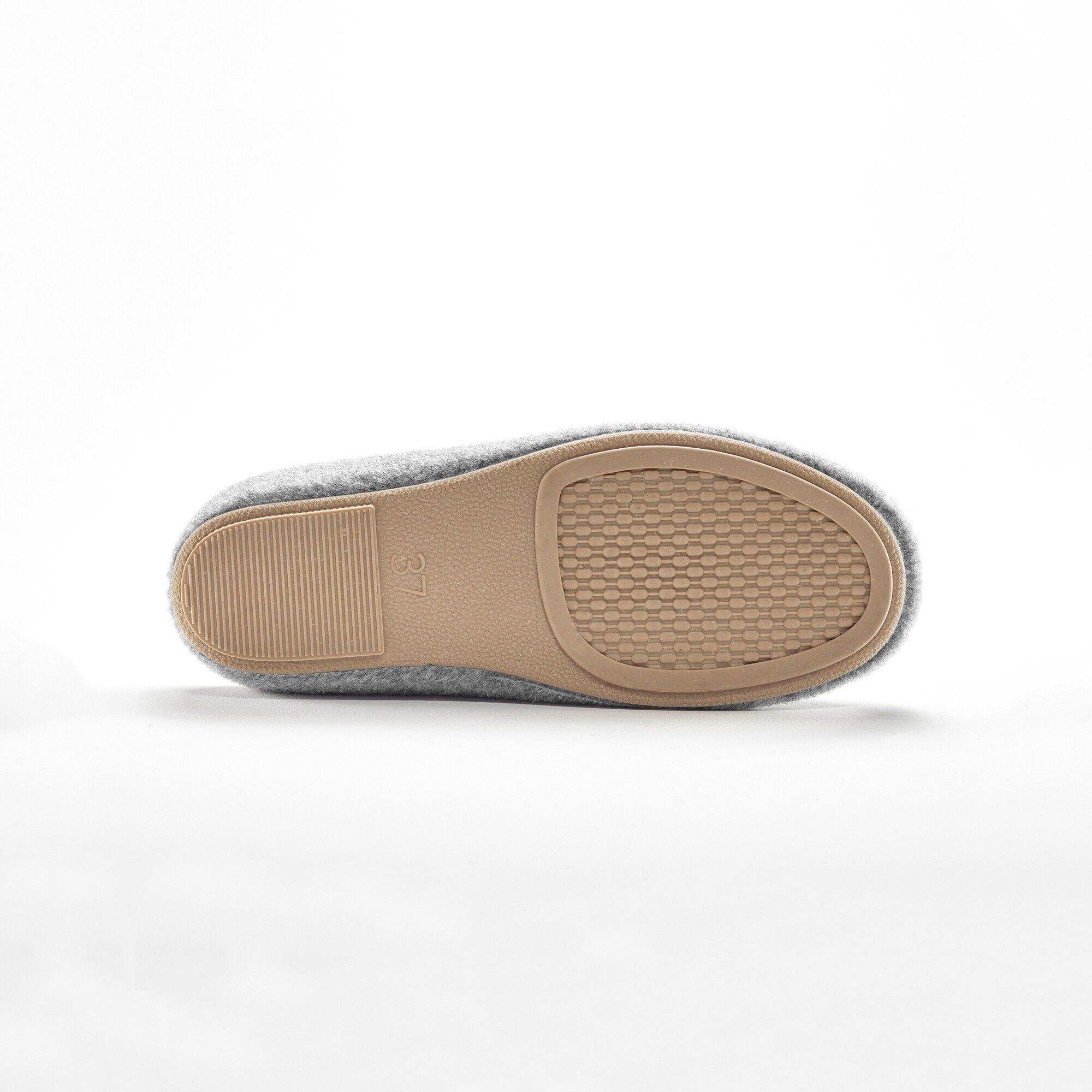 Chaussons mules fleur appliquée
