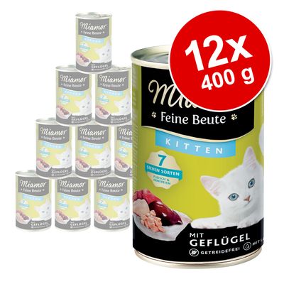Sparpaket Miamor Feine Beute Kitten 12 x 400 g