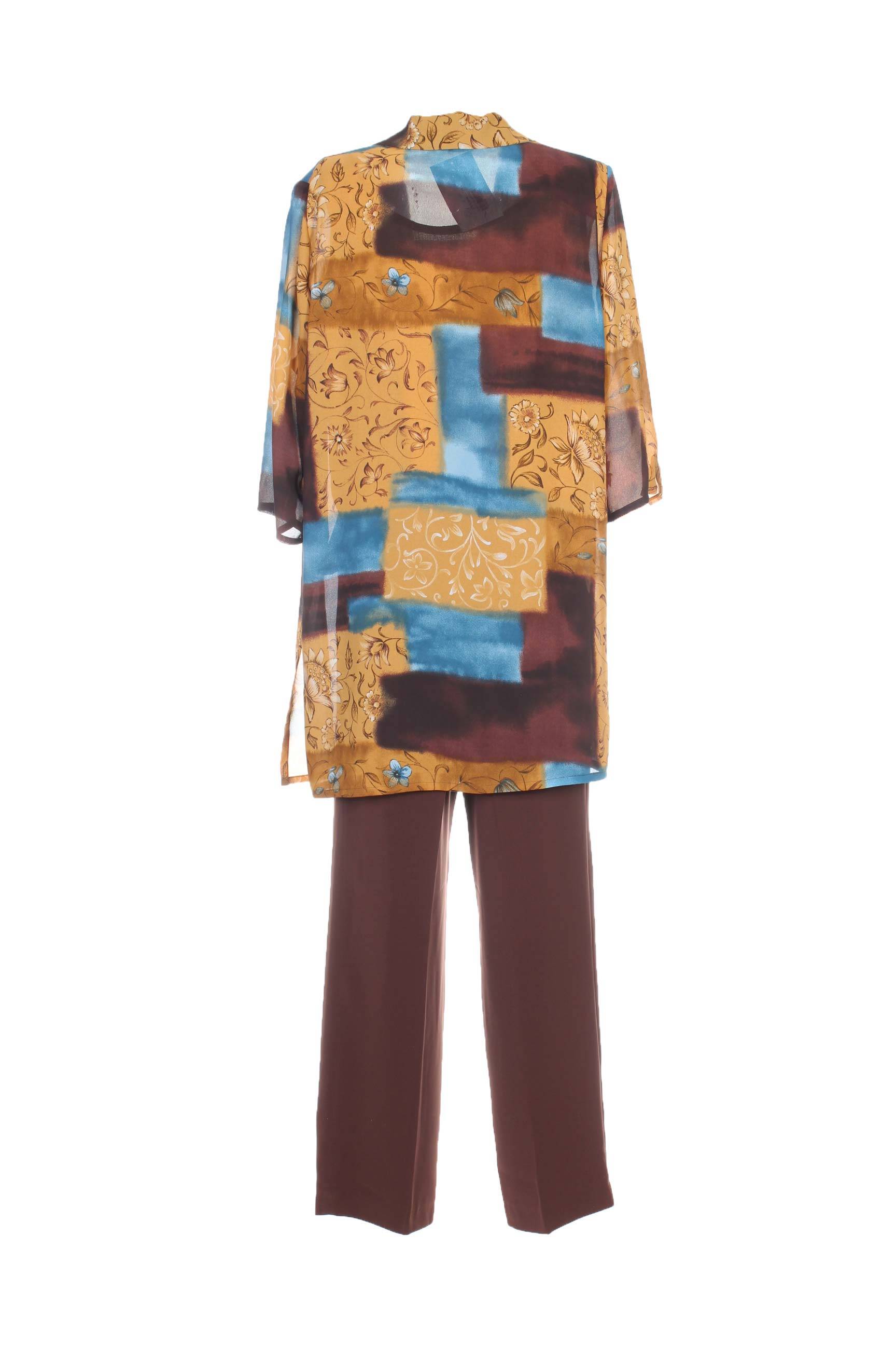 Creations Sonia Pantalon Veste Femme couleur marron