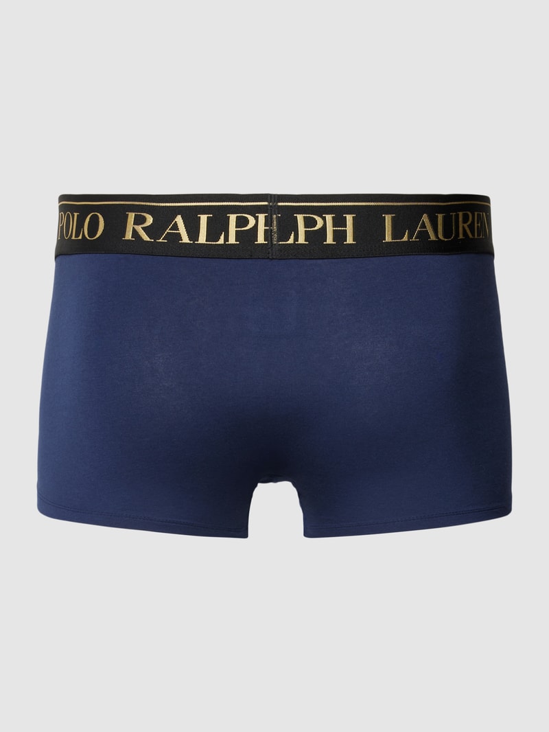 Trunks mit Label-Stitching in dunkelblau