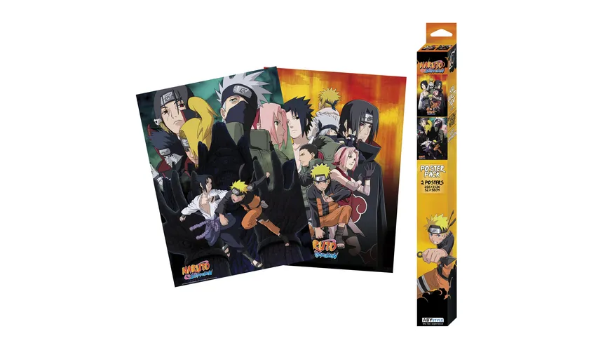 NARUTO SHIPPUDEN  Ninjas Set 2 Poster (52x38)