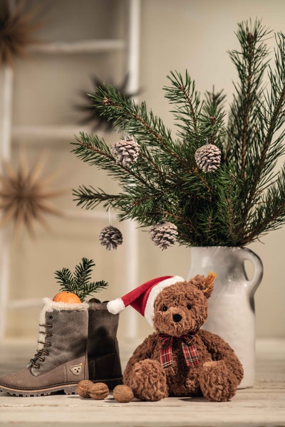 Jimmy Teddybär – Christmas, 30 cm, braun