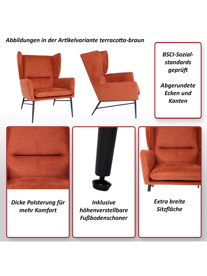 MCW Lounge-Sessel L62, Blau günstig kaufen onesize