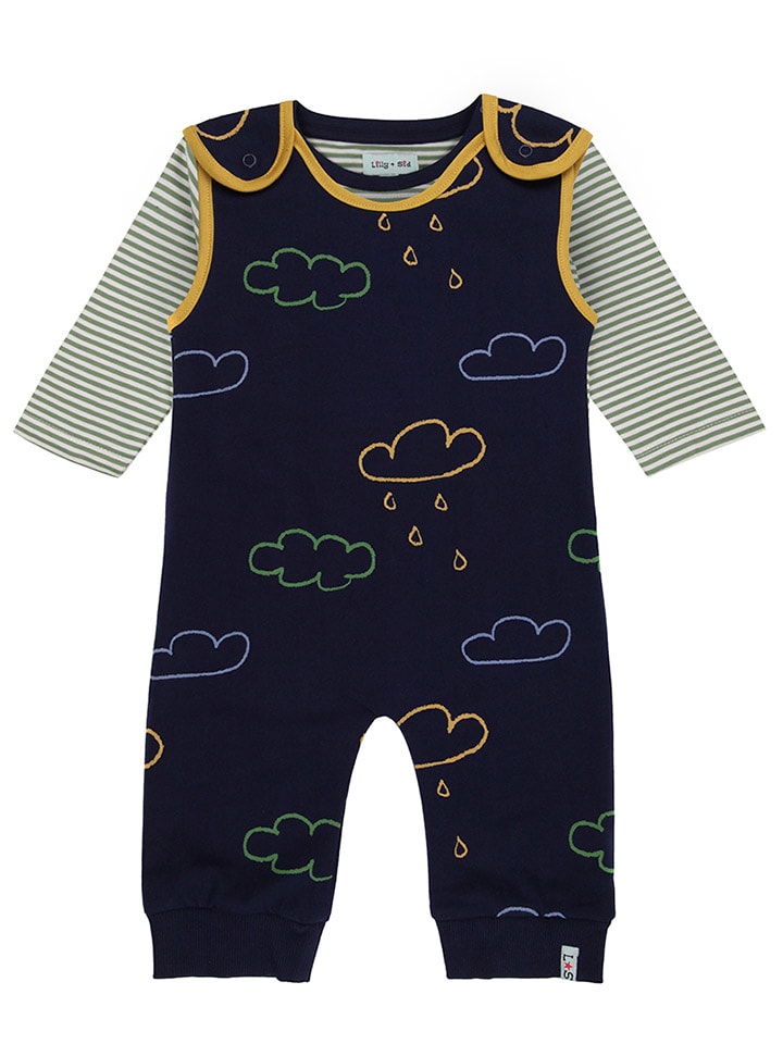 Lilly and Sid 2tlg. Outfit in Dunkelblau/ Grün günstig kaufen