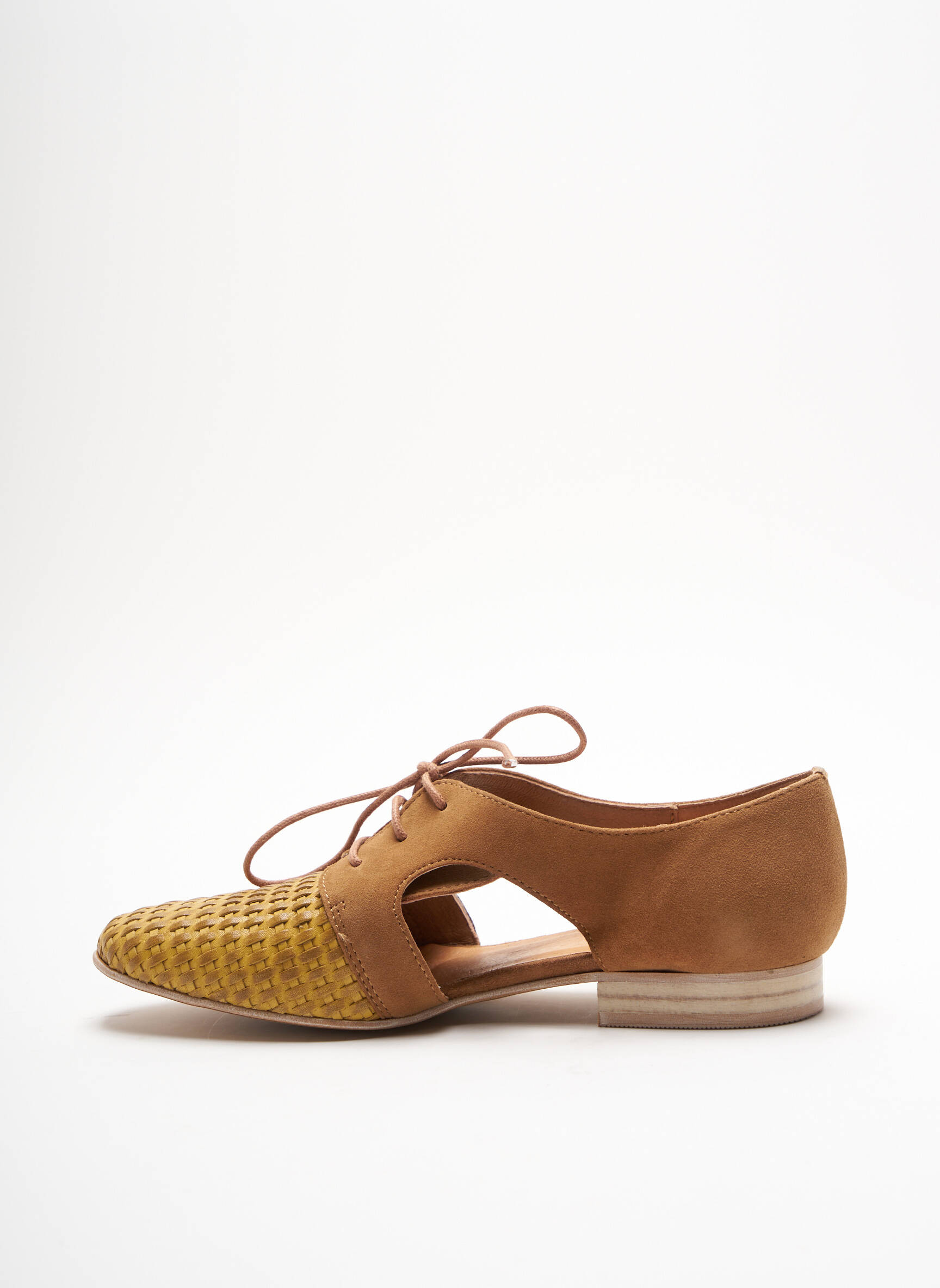 Emilie Karston Derby Femme couleur jaune