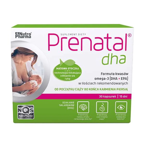 Prænatal DHA, Omega-3 Formel fra begyndelsen af graviditeten til slutningen af amningen, Kapsler