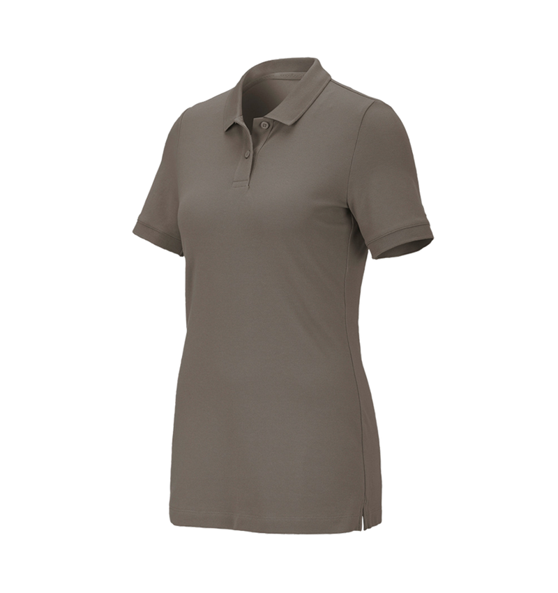 e.s. Piqué-Polo cotton stretch, Damen