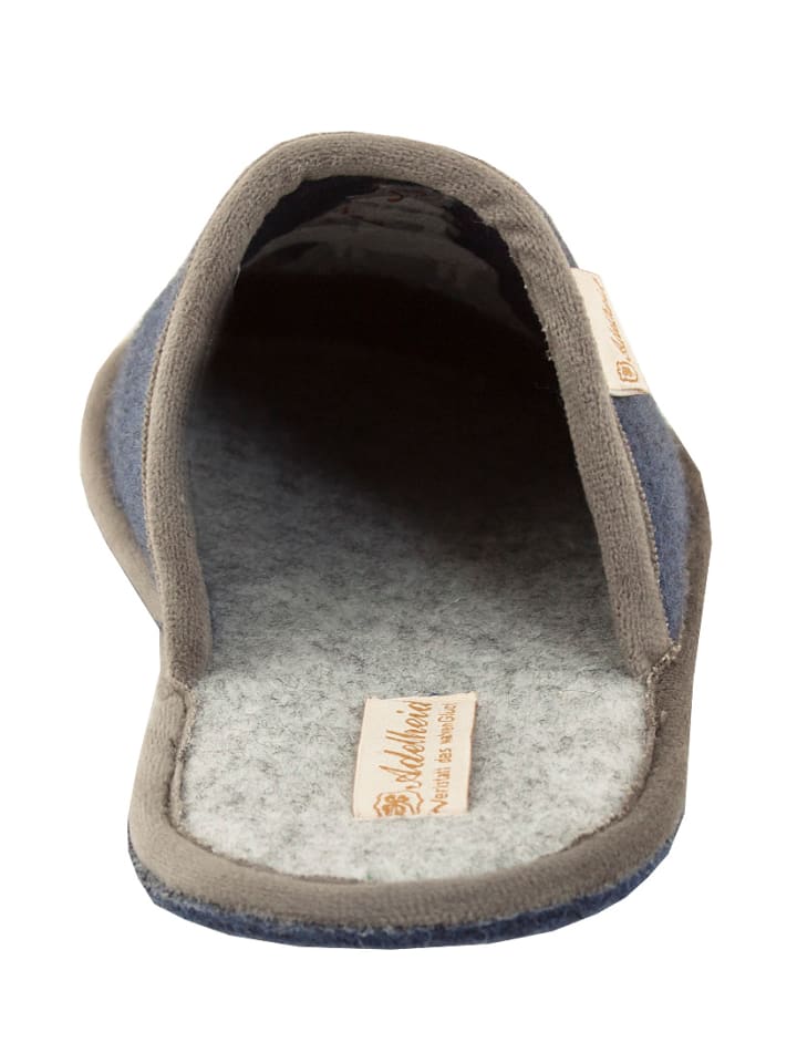Adelheid Filzpantoffel Freunde auf ewig in Blau günstig kaufen