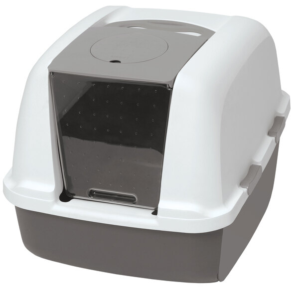 Katzentoilette Jumbo mit Dach