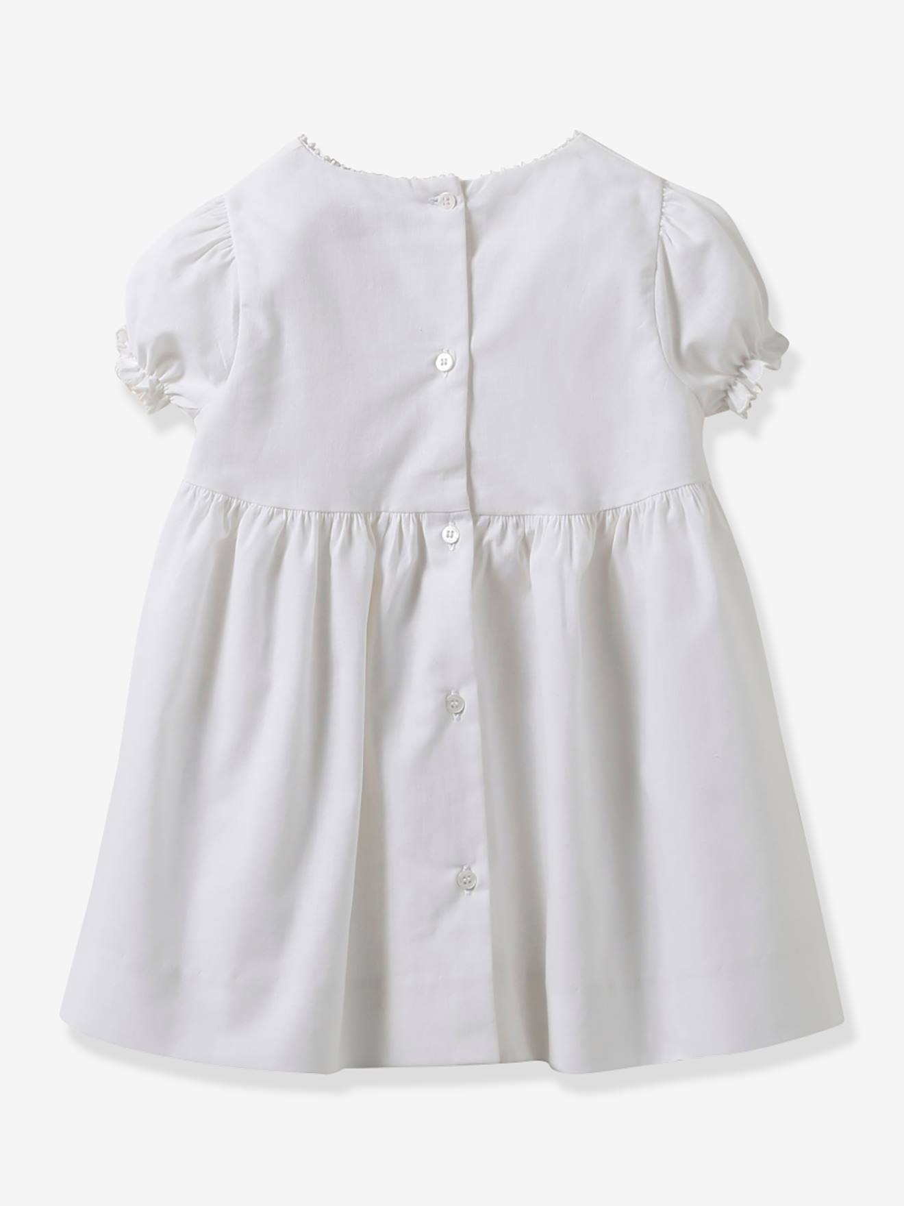 Cyrillus Mädchen Baby Festkleid CYRILLUS - weiß