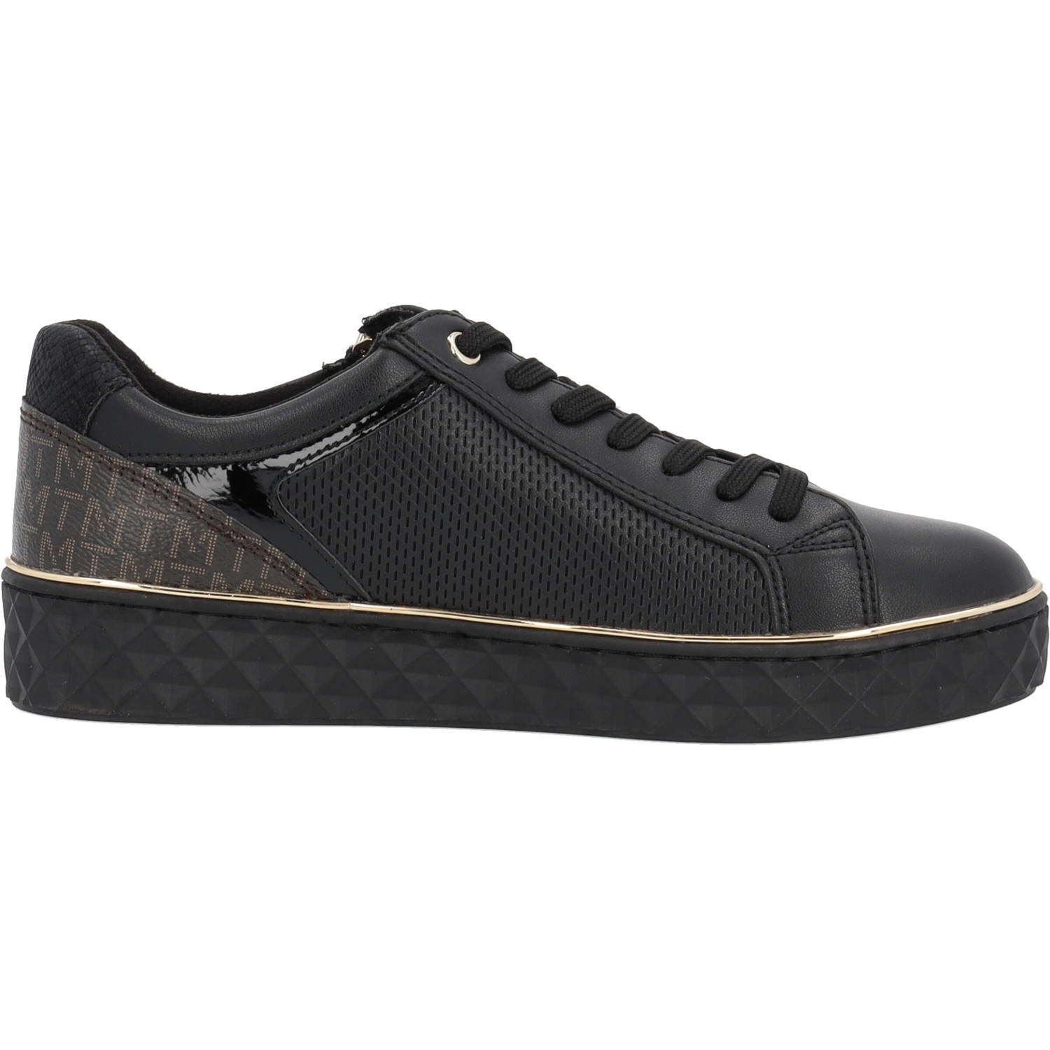 Marco Tozzi 23709, Schnürschuhe, Damen, BLACK COMB