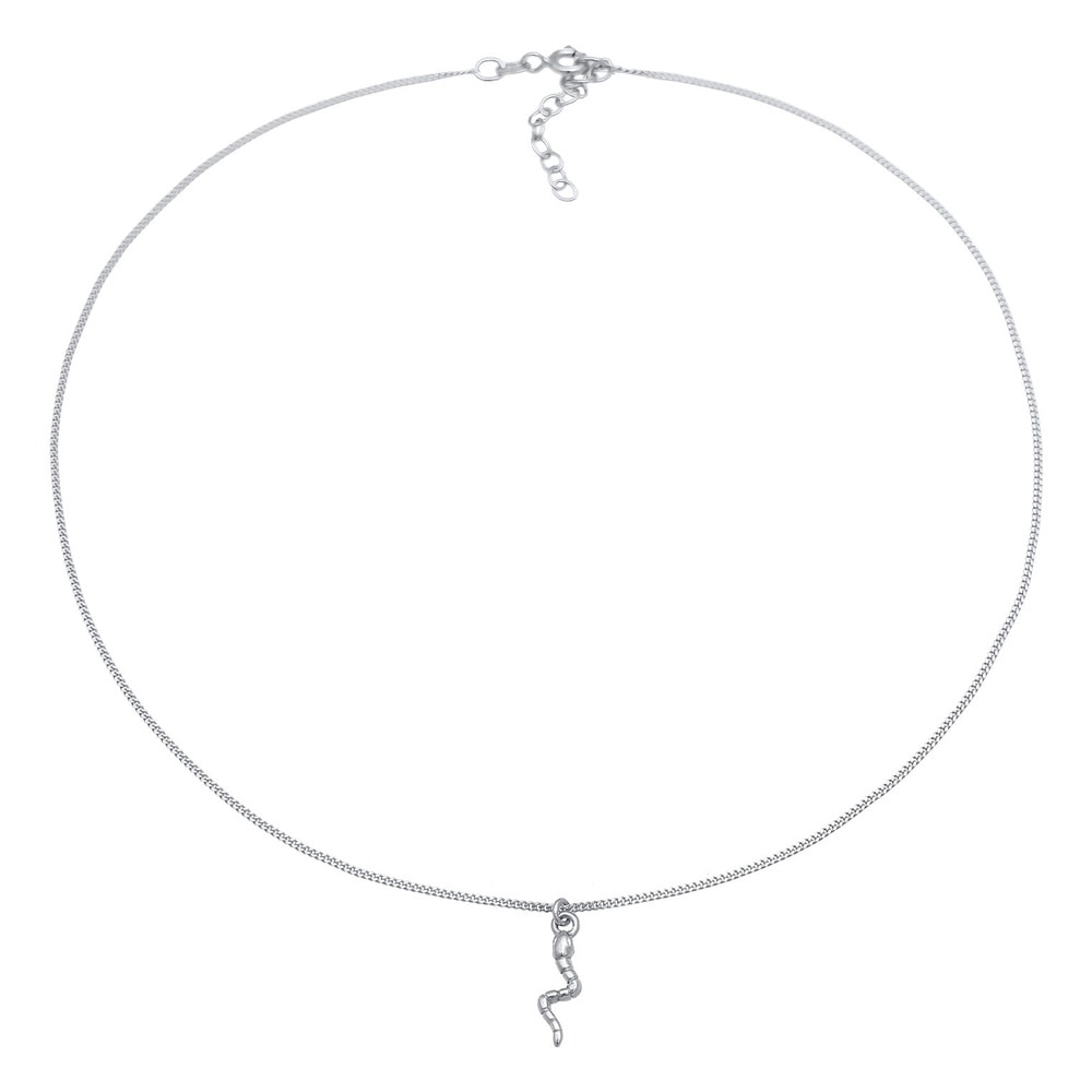 Elli Elli Collier Femmes Choker Pendentif Serpent Moderne en argent sterling 925 collier
