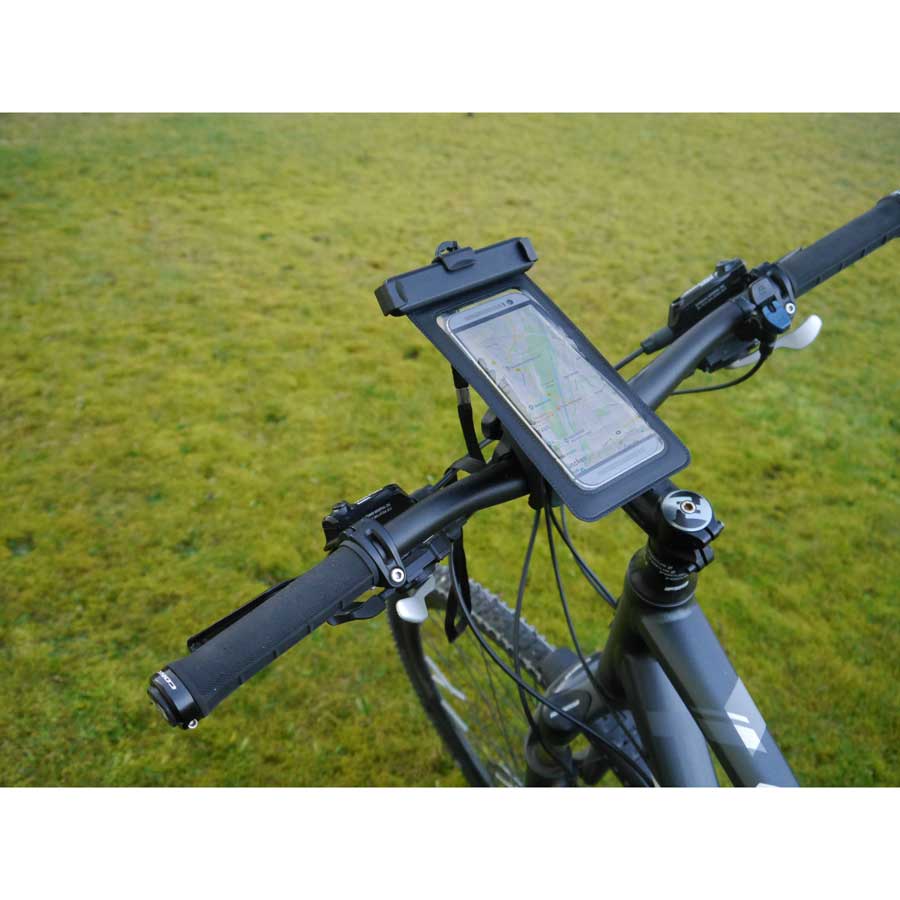 Vematro Smartphone Schutztasche mit Fahrradhalter, in Schwarz, 1 Stück - ATU