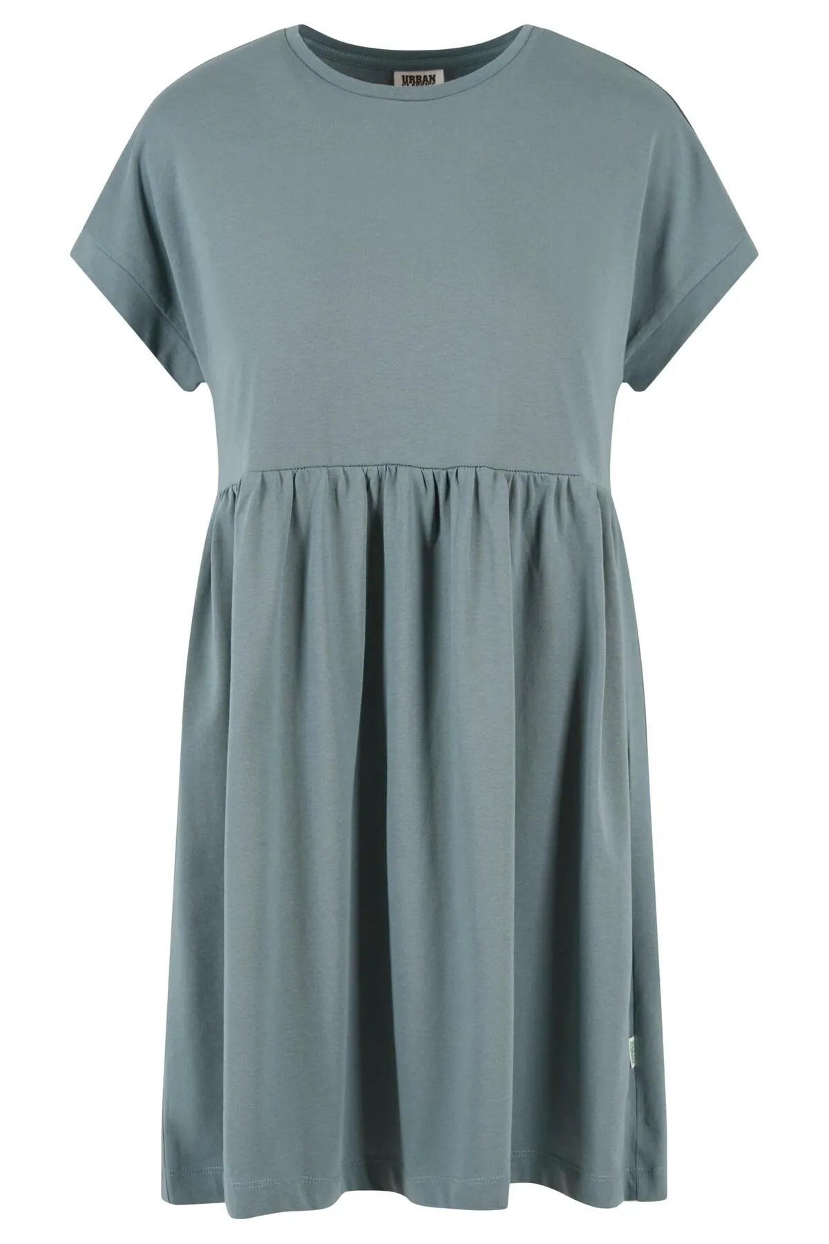 Urban Classics  Damen Ladies Organic Empire Volant T-Shirt-Kleid