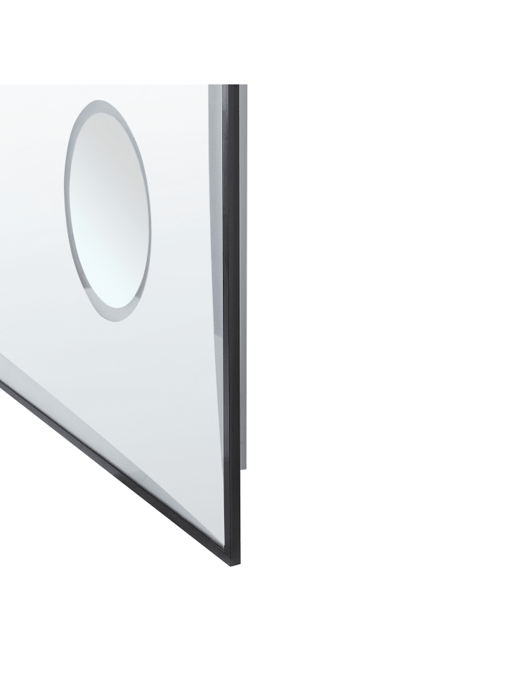Beliani Badezimmerspiegel ONLAY in Silber - (W) 100 x (H) 60 x (L) 4 cm günstig kaufen onesize