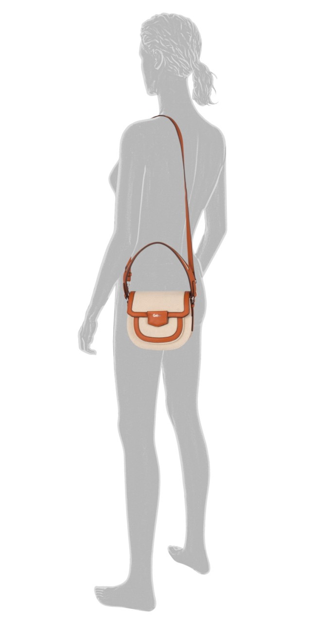 GABOR Handtaschen braun ANGELINA Flap bag, mixed cogna