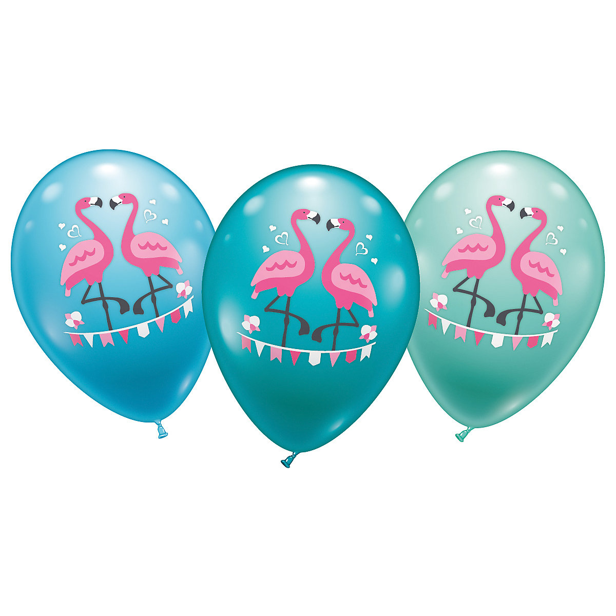 Ballons Flamingo, 15 Stück