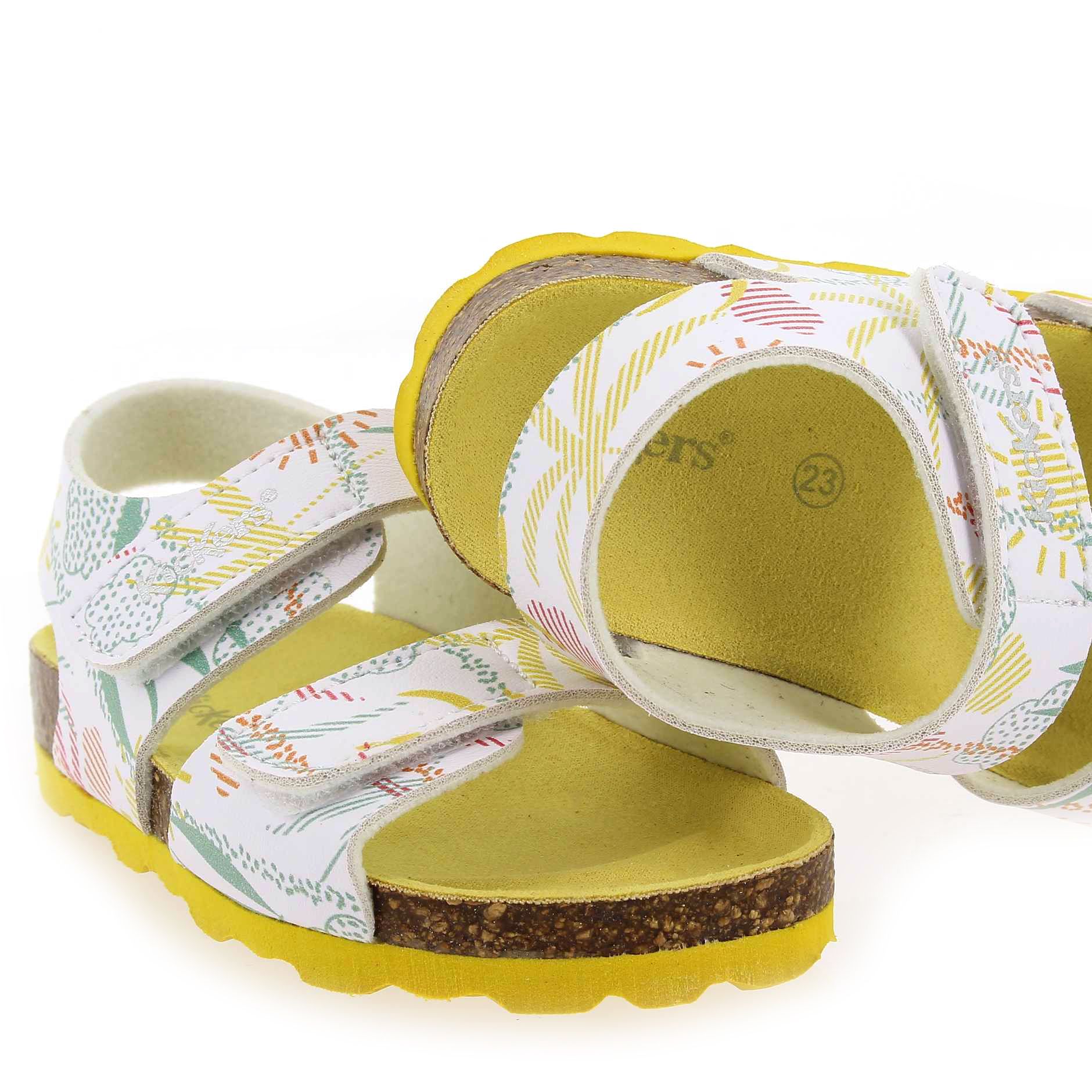 Kickers  SUMMERKRO - Blanc Jaune