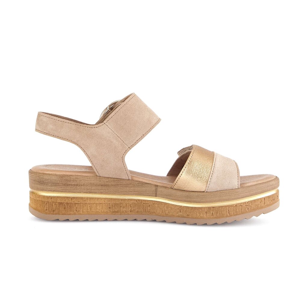 Gabor fashion Plateau Sandale beige