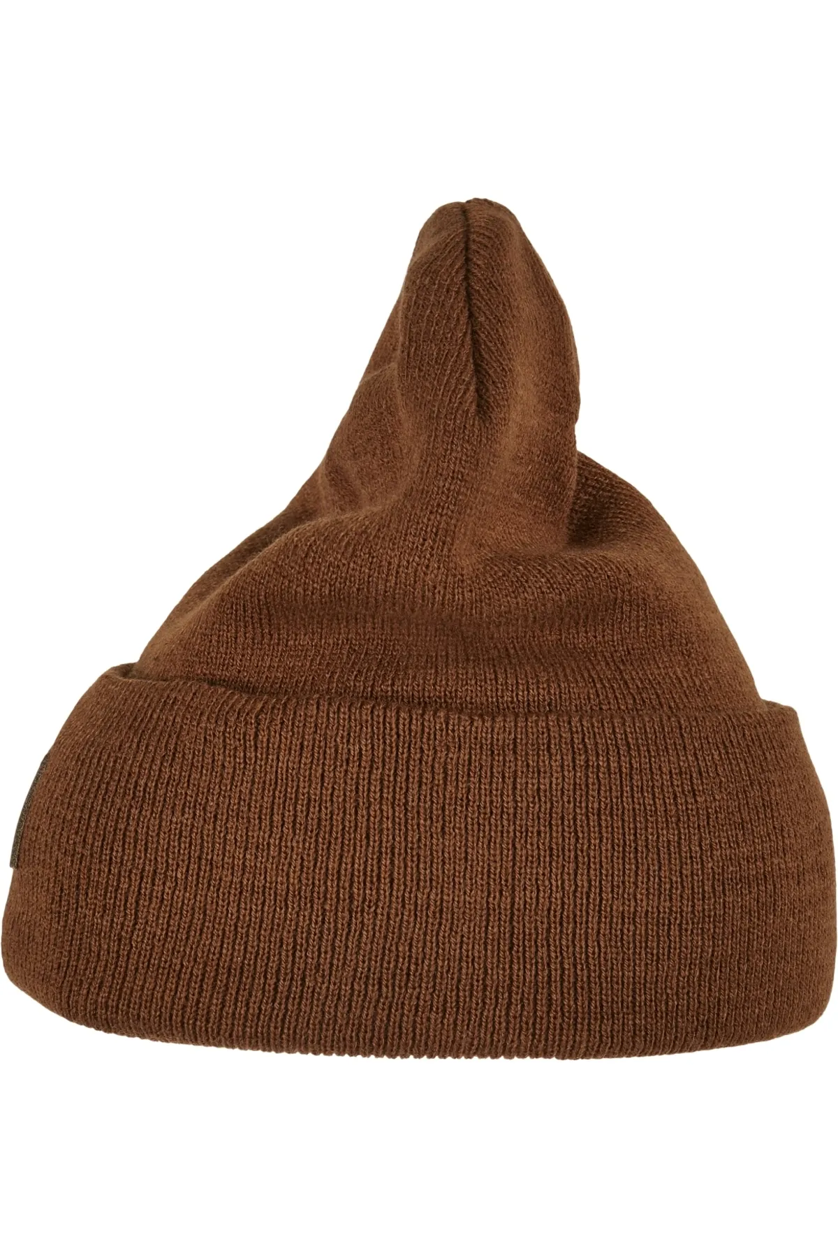 Urban Classics  Unisex Lange Beanie mit Kunstlederpatch