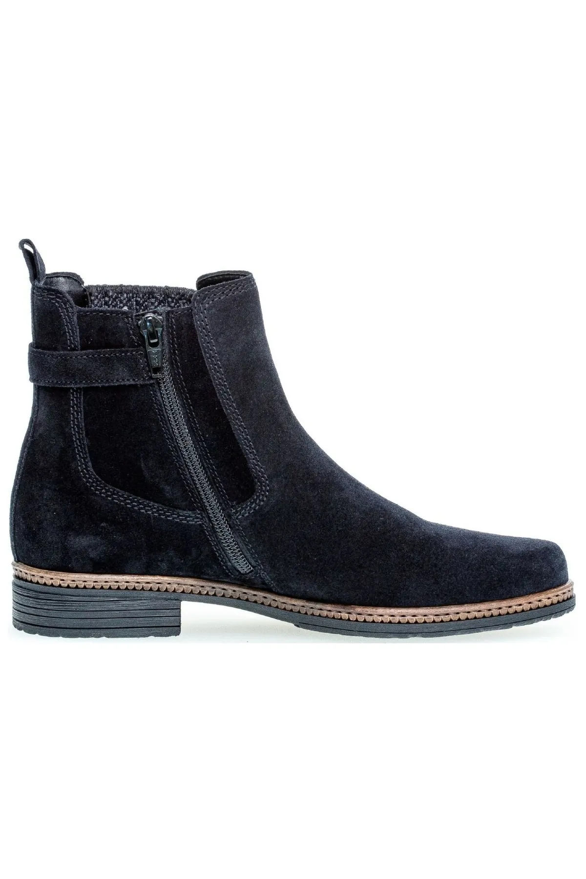 GABOR  Stiefelette - Blau - Blockabsatz