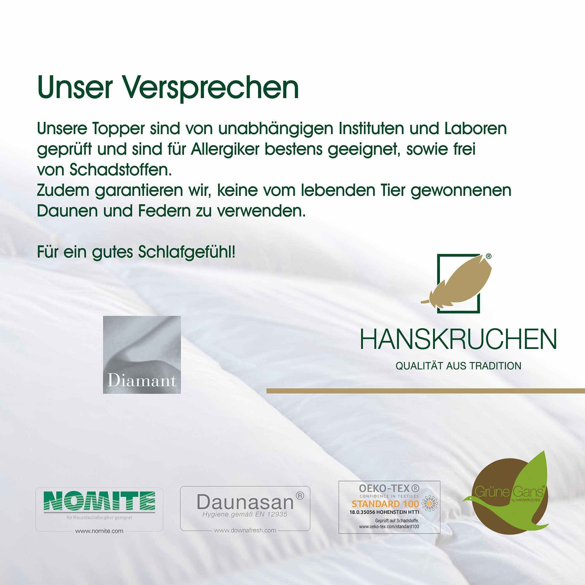 Topper Diamant, HANSKRUCHEN, Baumwolle
