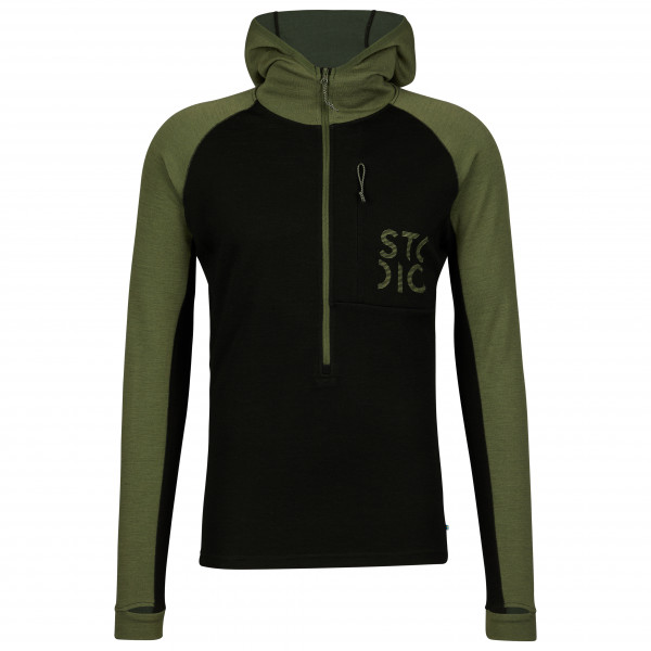 Stoic - Merino260 StadjanSt. 3/4 Zip w. Hood - Merinohoodie
