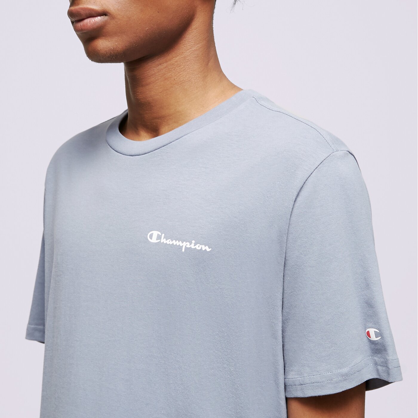 CHAMPION T-SHIRT CREWNECK T-SHIRT Blau