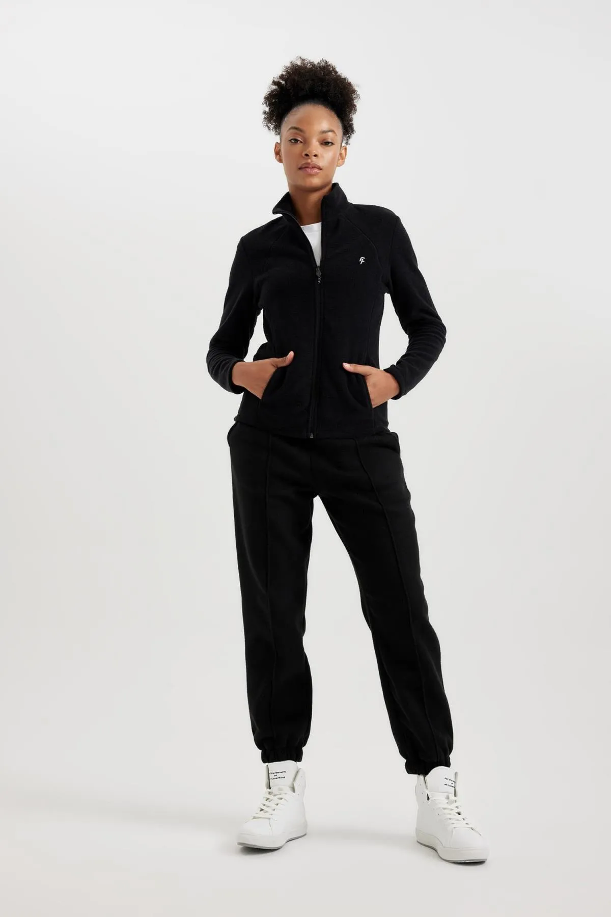 DeFacto  DeFactoFit Standard-Fit-Jogger-Fleece-Jogginghose mit doppelter Tasche